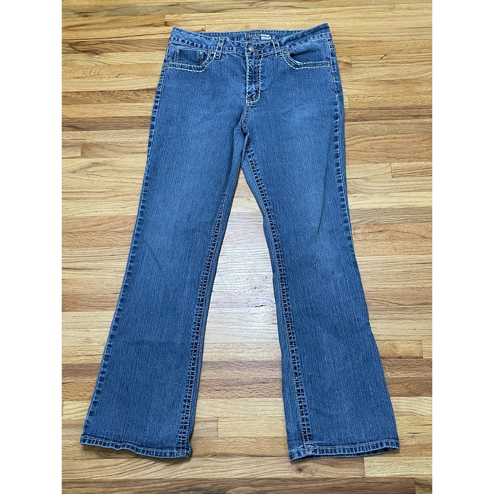 Fantasy Women's 14 Blue Jeans Denim Cotton Bootcut 5-Pockets Vintage Y2k 2000s‎
